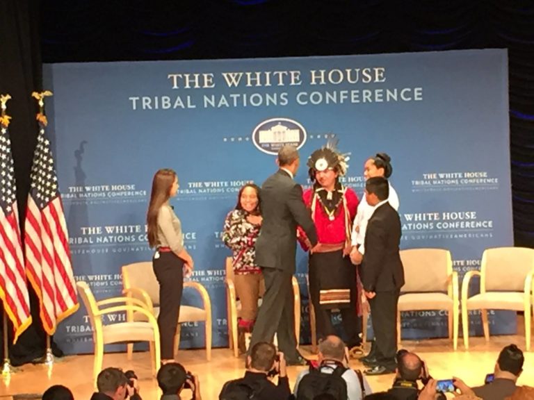 A shining moment for Akwesasne: Young Mohawk man discusses the reality of indigenous youth life with U.S. President Barack Obama — the Gen-I National Native Youth Network Ambassador shares his story.