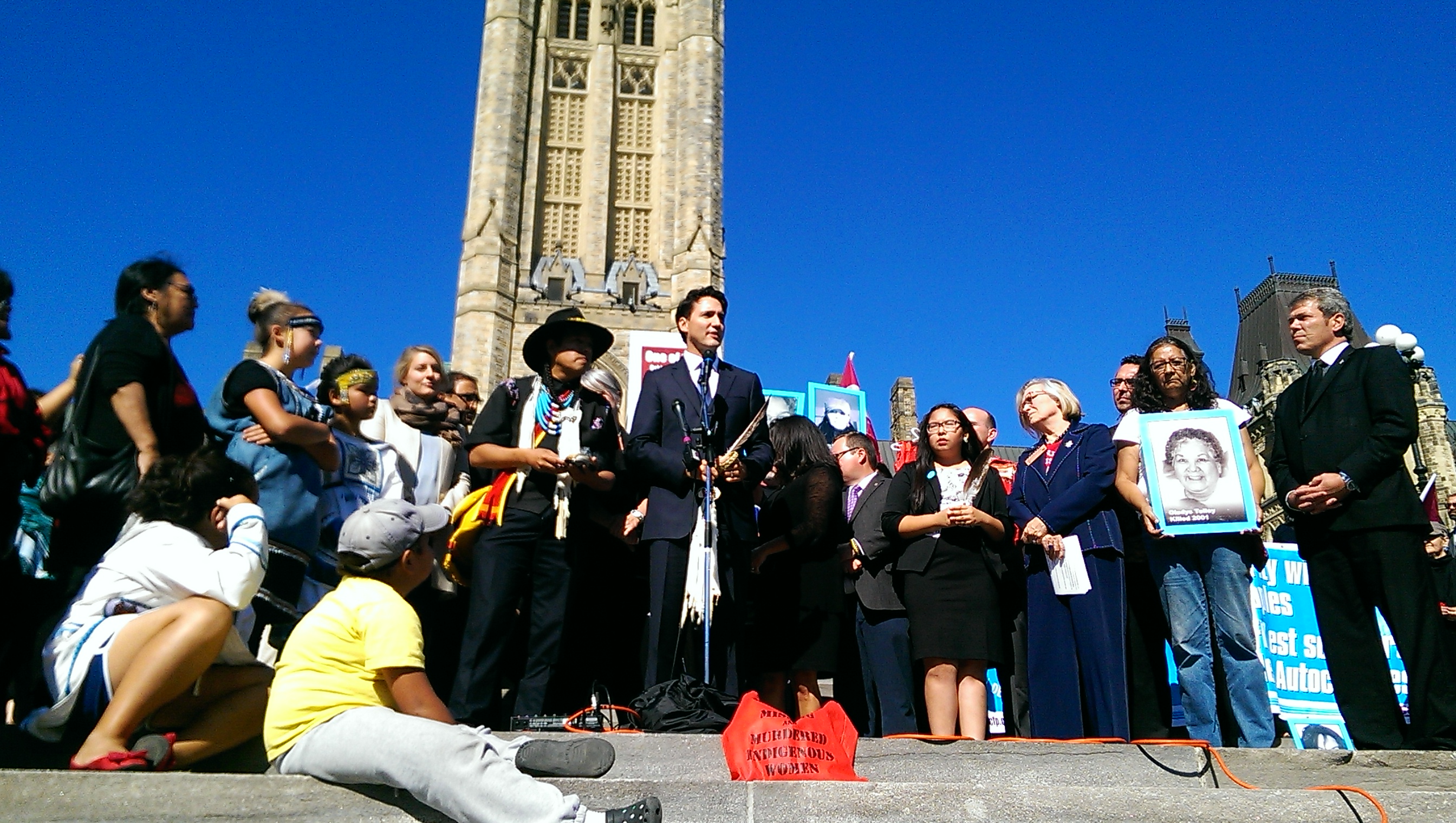 prime-minister-justin-trudeau-speaks-at-vigil-for-mmiw