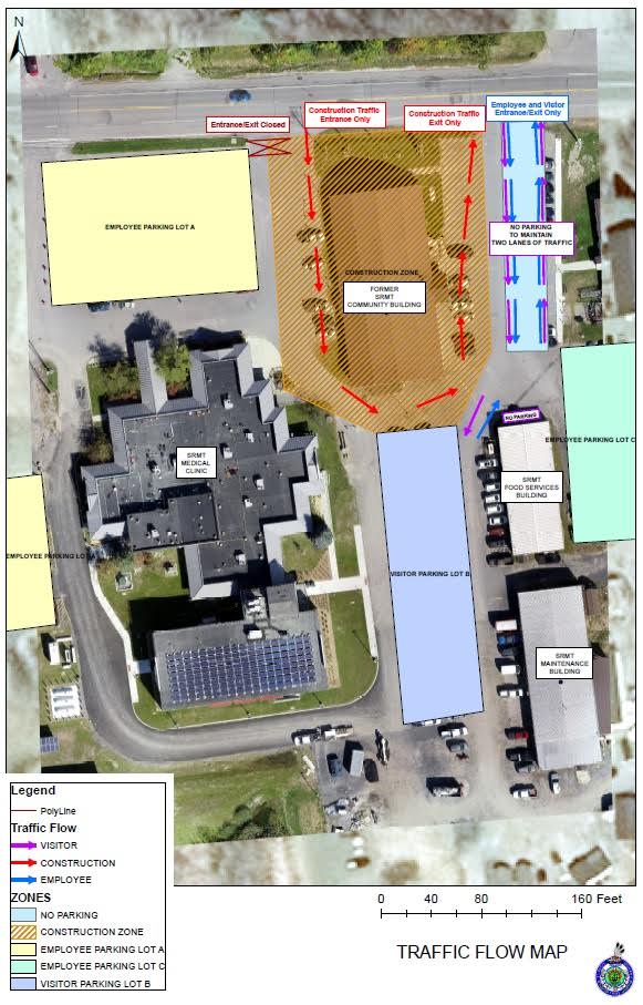 Health Services Parking Lot and Traffic Changes