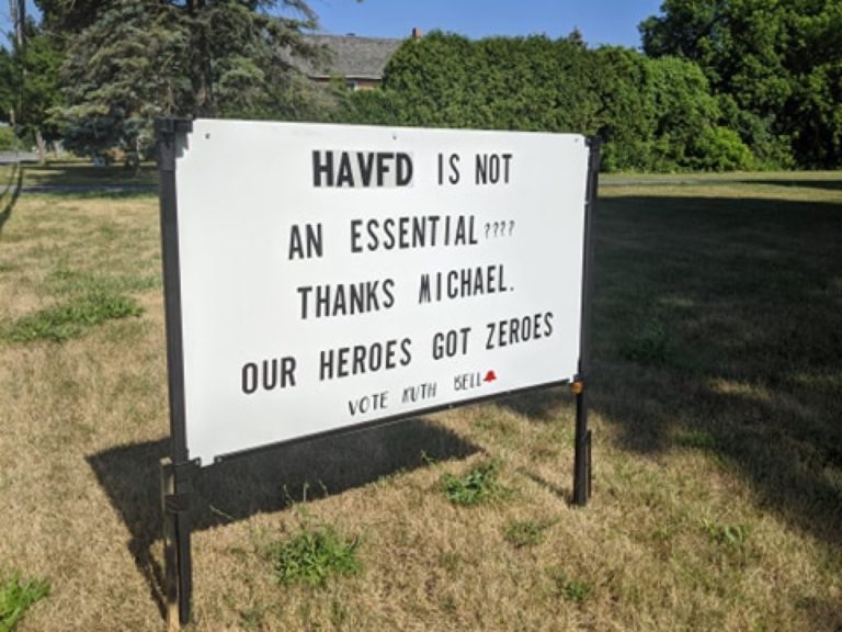 Hogansburg Akwesasne Volunteer Fire Department (HAVFD) issues statement after election related campaign signs appear in the community smearing fellow candidate