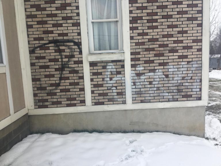 Vandalism at a local place of worship